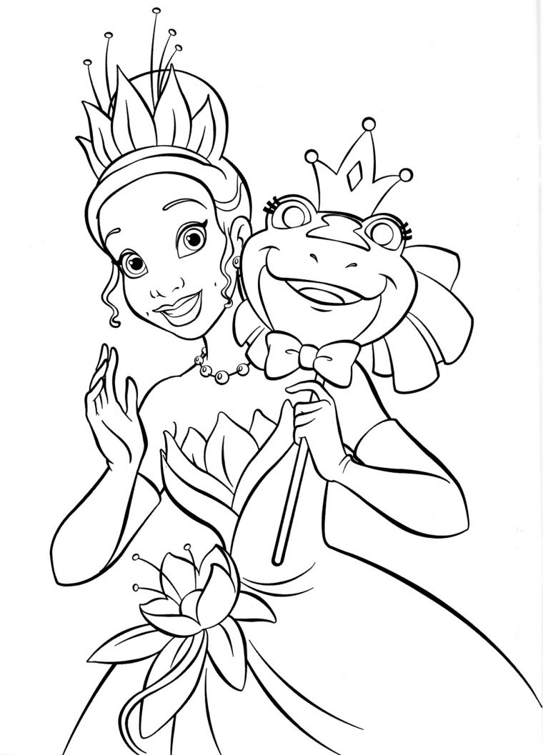 Coloriage Princesse Tiana À Imprimer dedans Coloriage De Princesse Disney