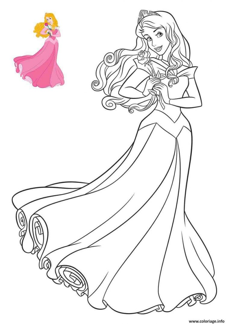 Coloriage Princesse » Vacances – Guide Voyage à Coloriage Cendrillon À Imprimer