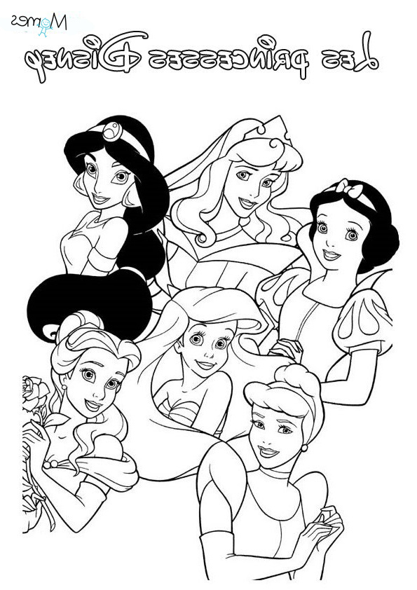 Coloriage Princesses Disney Beau Photos Coloriage Les encequiconcerne Coloriage Interactif Princesse 