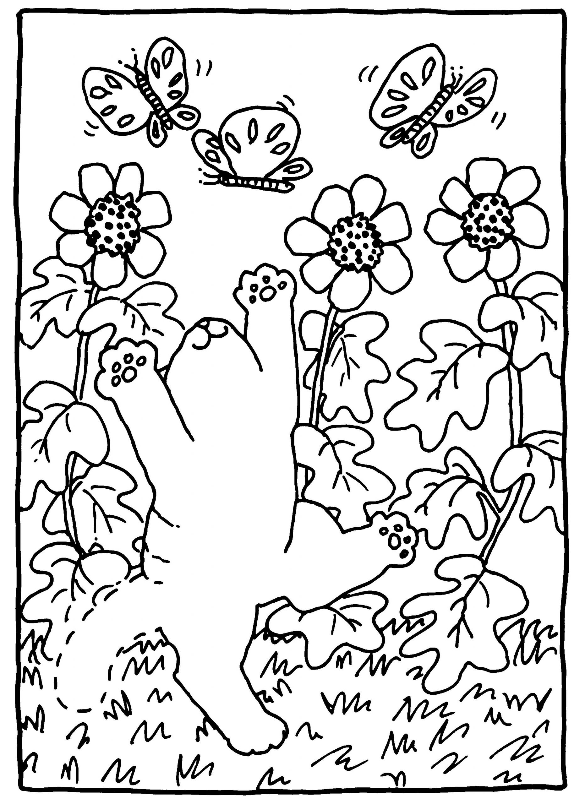 Coloriage Printemps 129 - Lescoloriages à Coloriage Du Printemps