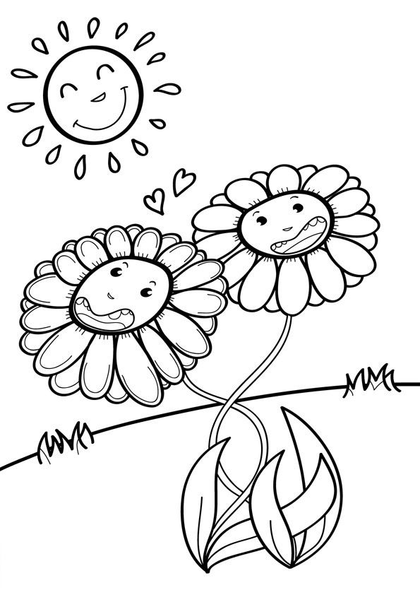 Coloriage Printemps, Coloriage, Printemps serapportantà Coloriage Printemps