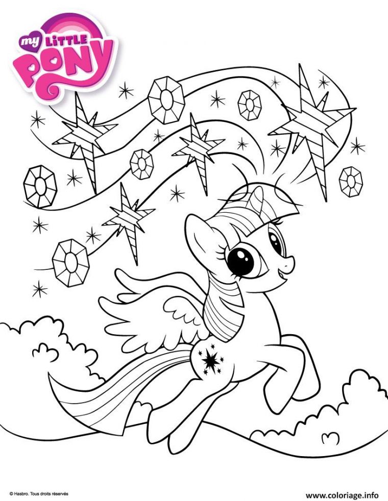 Coloriage Rainbows My Little Pony Dessin My Little Pony À dedans Poney Coloriage A Imprimer