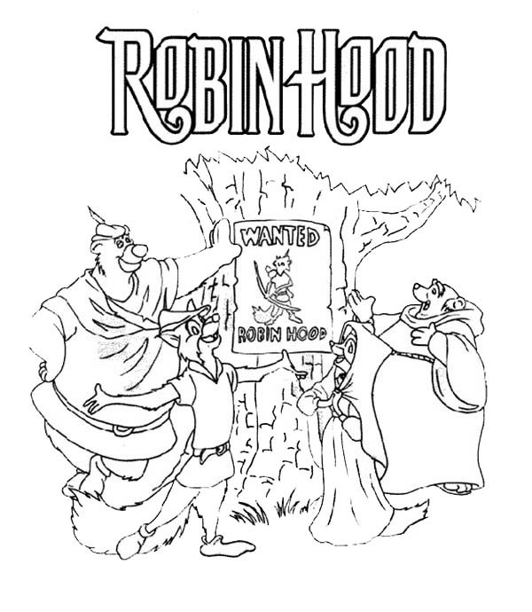 Coloriage Robin Des Bois #133122 (Films D&amp;#039;Animation concernant Robin Des Bois Coloriage 