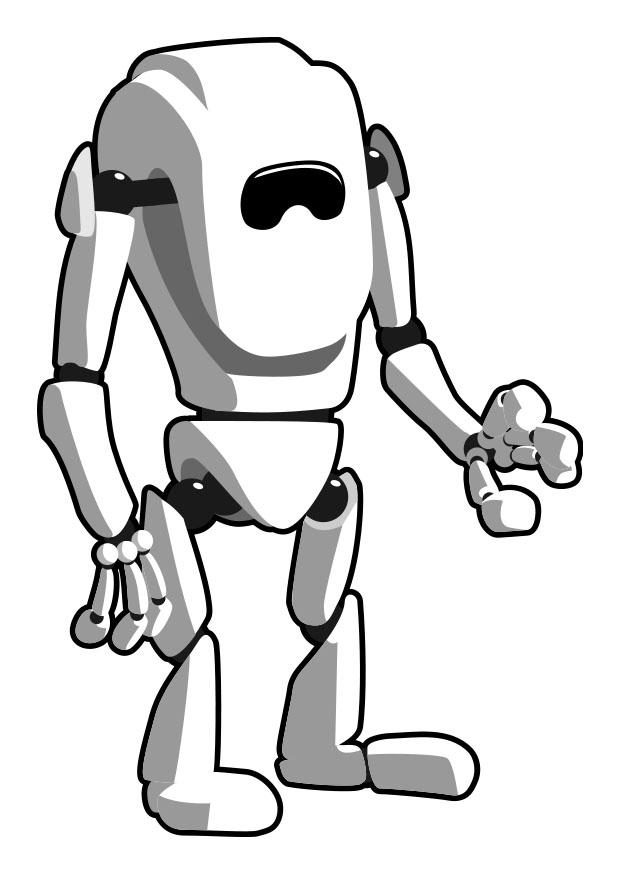 Coloriage Robot - Coloriages Gratuits À Imprimer - Dessin pour Coloriage Robots 