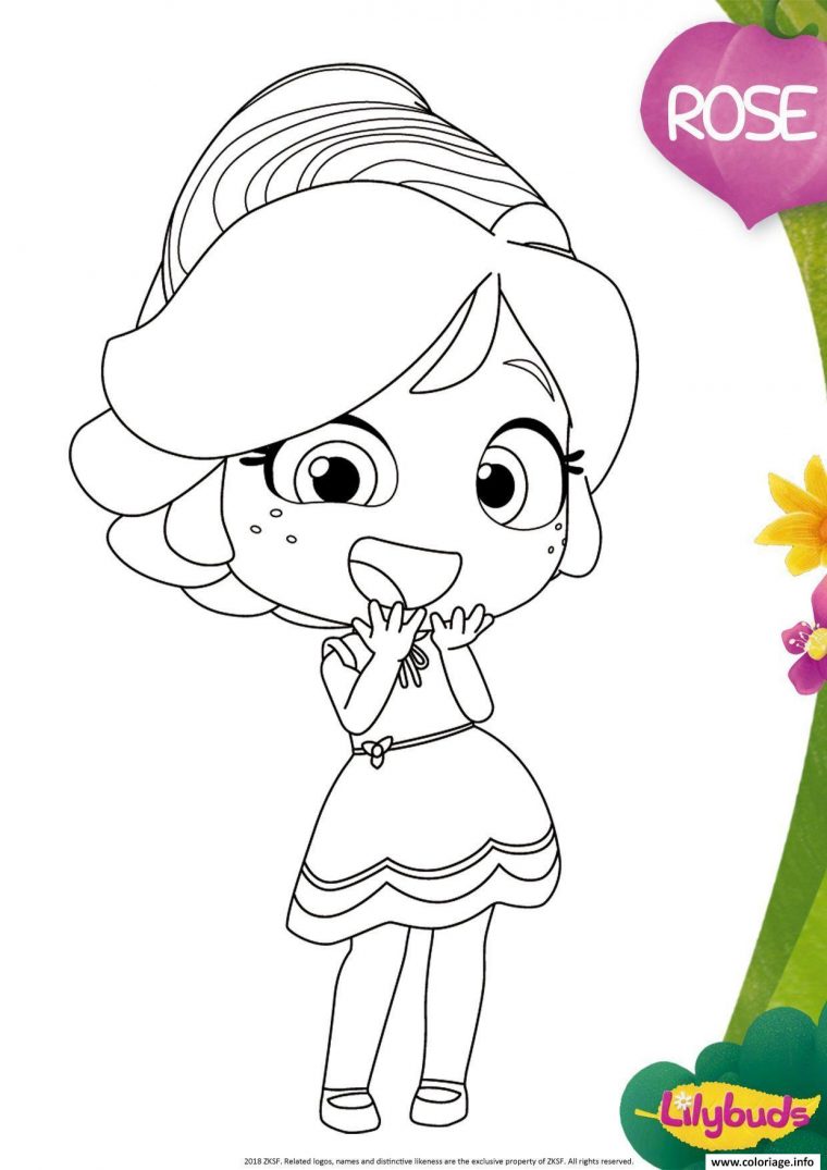 Coloriage Rose Dessin Gulli À Imprimer encequiconcerne Coloriage Rose