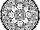 Coloriage Rose Mandala Difficile Dessin Gratuit À Imprimer pour Coloriage Difficile À Imprimer