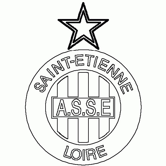 Coloriage Saint-Etienne Football Français Dessin Gratuit À avec Coloriage De Drapeau À Imprimer 