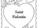 Coloriage Saint Valentin. Imprimer Les Images 14 Février encequiconcerne Dessin De St-Valentin