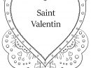 Coloriage Saint Valentin. Imprimer Les Images 14 Février pour Dessin Pour La St Valentin