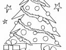 Coloriage Sapin Cadeaux Noel  Christmas Tree Coloring destiné Étoile De Noel À Colorier