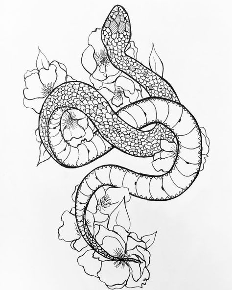 Coloriage Serpent encequiconcerne Coloriage Serpent 