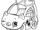 Coloriage Shopkins Cutie Cars Sunny Sedan Dessin pour Dessin Cars À Colorier