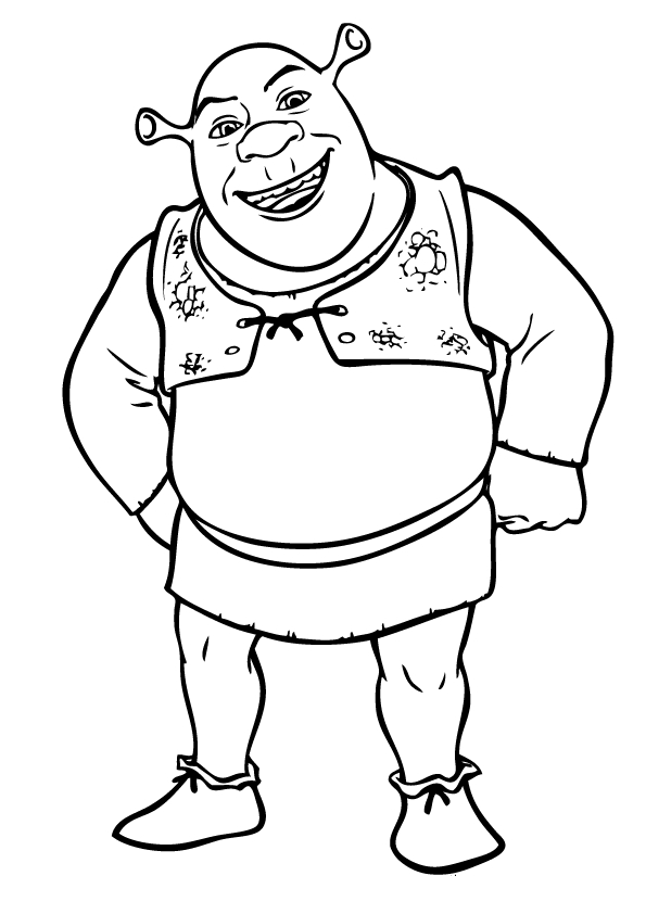 Coloriage Shrek #115058 (Films D&amp;#039;Animation) - Album De destiné Coloriage De Shrek 