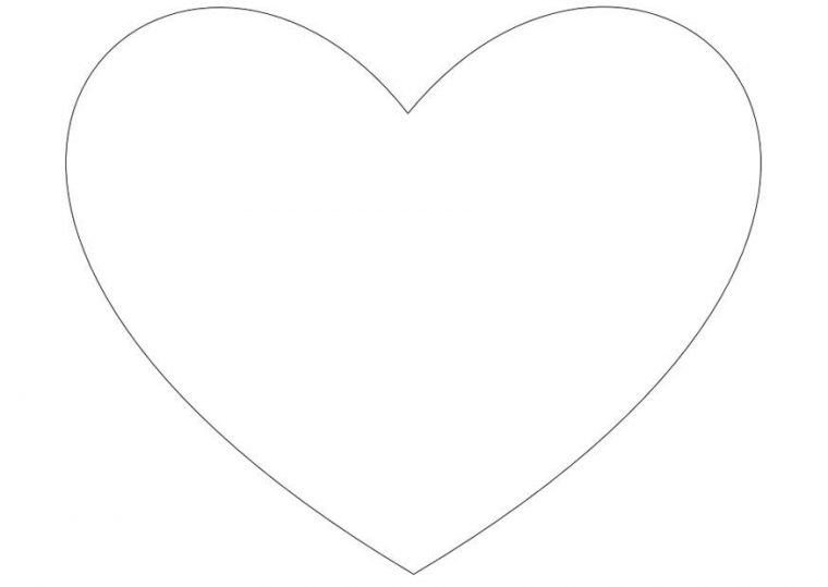 Coloriage Simple Petit Coeur – Coloriages Gratuits À intérieur Petit Coeur Dessin