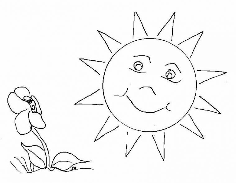 Coloriage Soleil #157919 (Nature) – Album De Coloriages concernant Dessin De Soleil