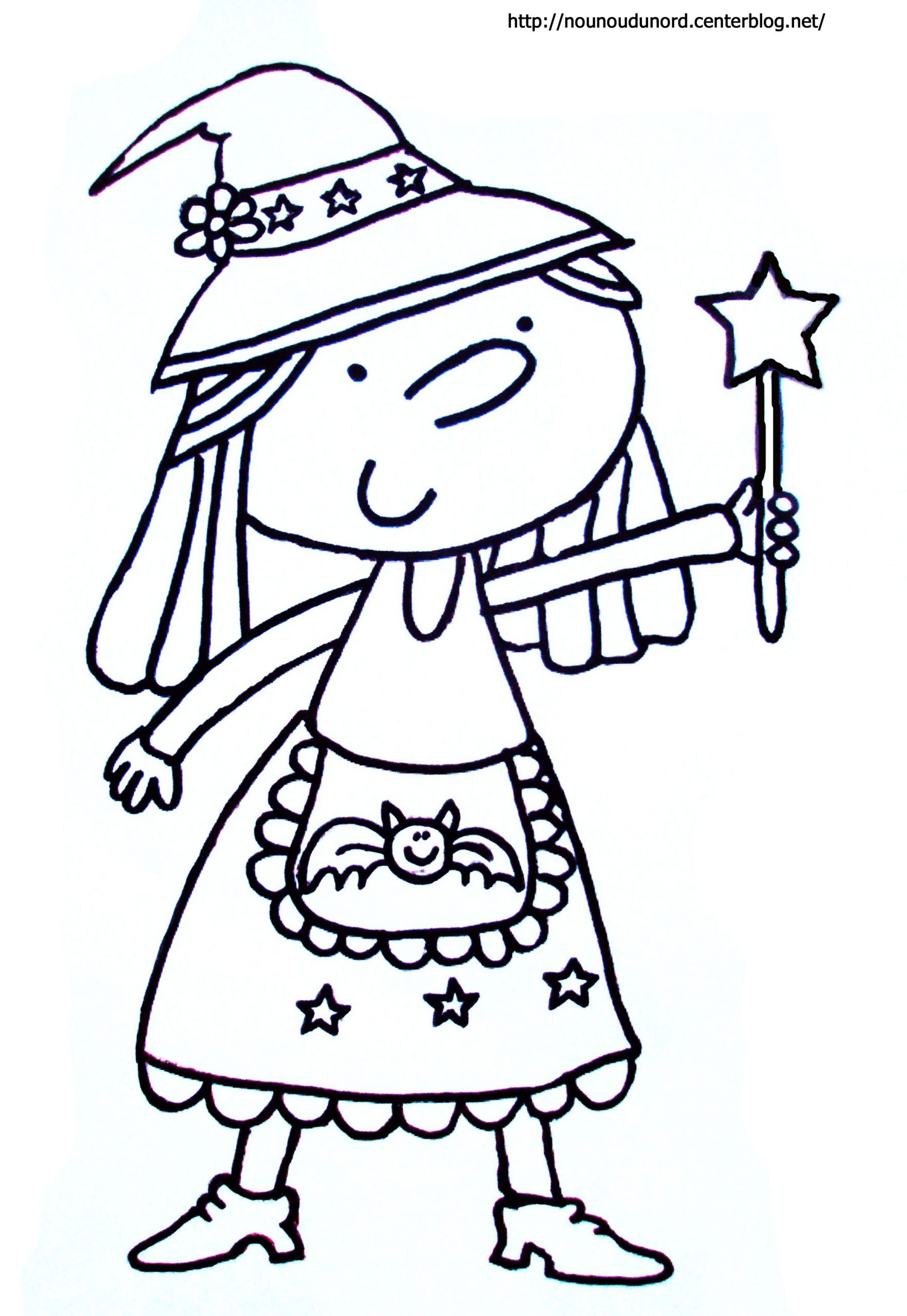 Coloriage Sorcière Pour Halloween avec Coloriage Pour Halloween 