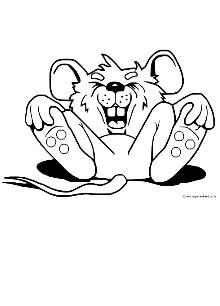 Coloriage Souris – Page 11 dedans Coloriage Souris