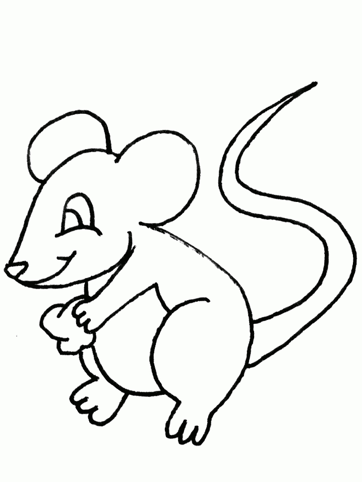 Coloriage Souris - Page 11 dedans Dessin De Petite Souris 