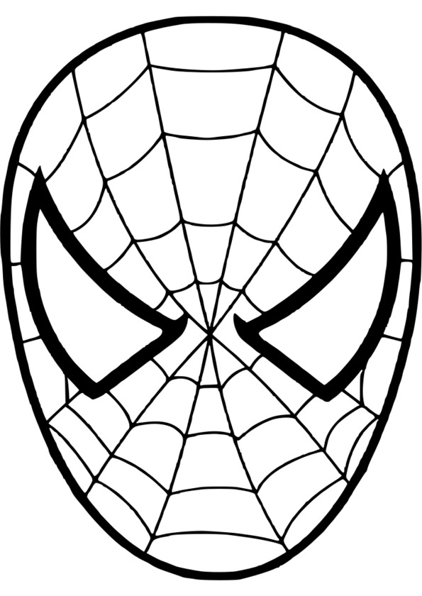 Coloriage Spiderman Grand Format concernant Le Dessin Animé De Spiderman 