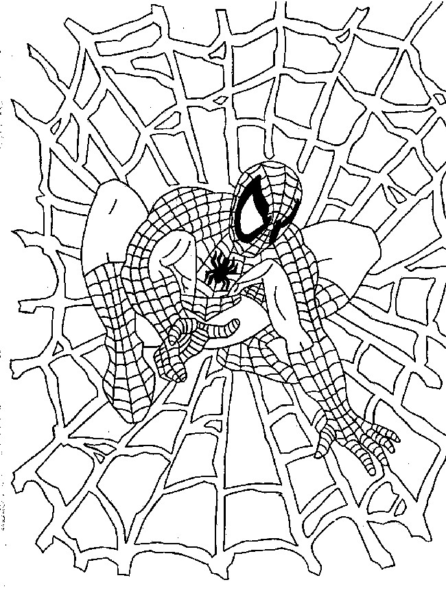 Coloriage Spiderman Gratuit À Imprimer concernant Imprimer Des Images 