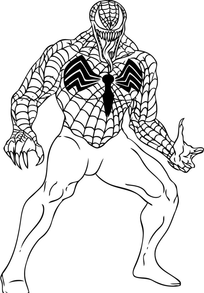 Coloriage Spiderman Gratuits À Imprimer (Coloriages dedans Coloriage Spiderman