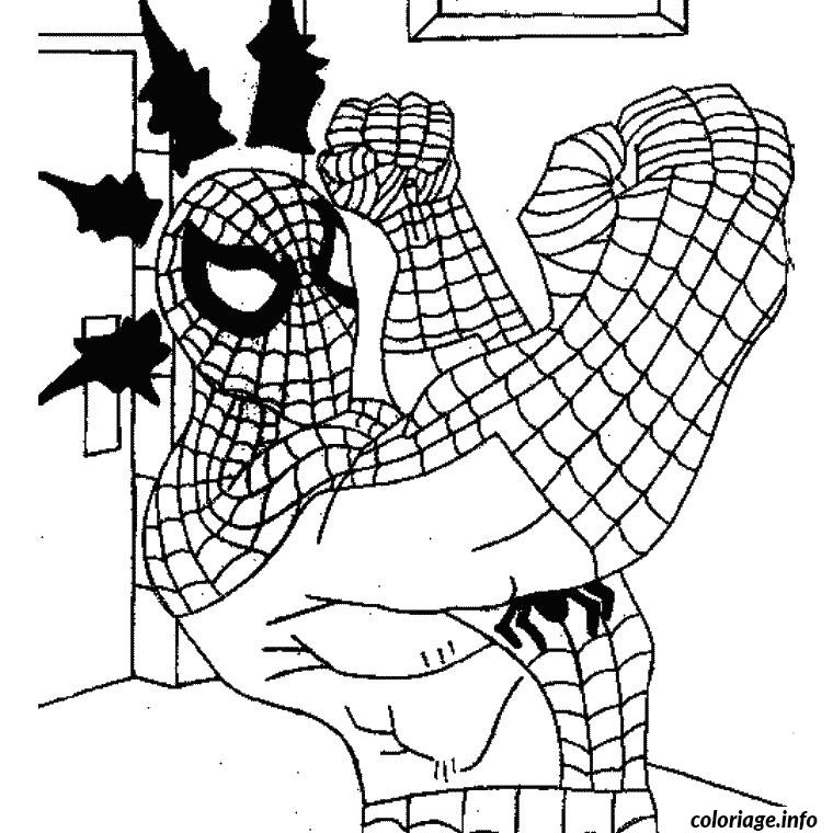 Coloriage Spiderman Moto Dessin Moto À Imprimer destiné Coloriage Spiderman À Imprimer Gratuit 