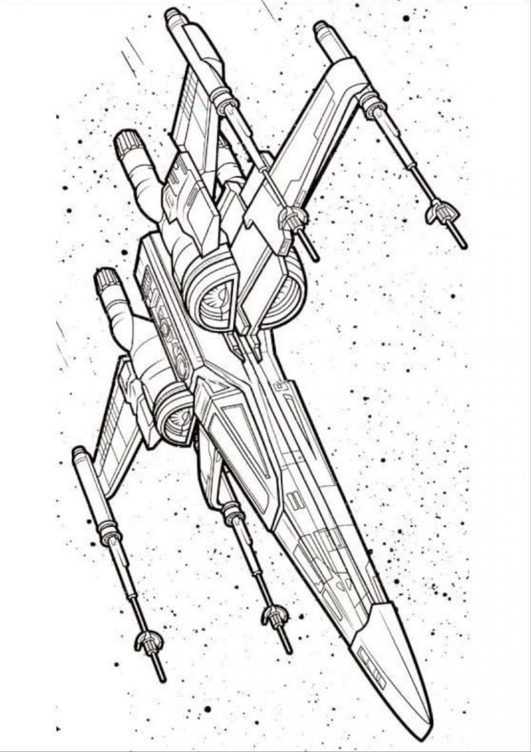 Coloriage Star Wars  20 Images À Imprimer Gratuitement avec Coloriage De Star Wars A Imprimer