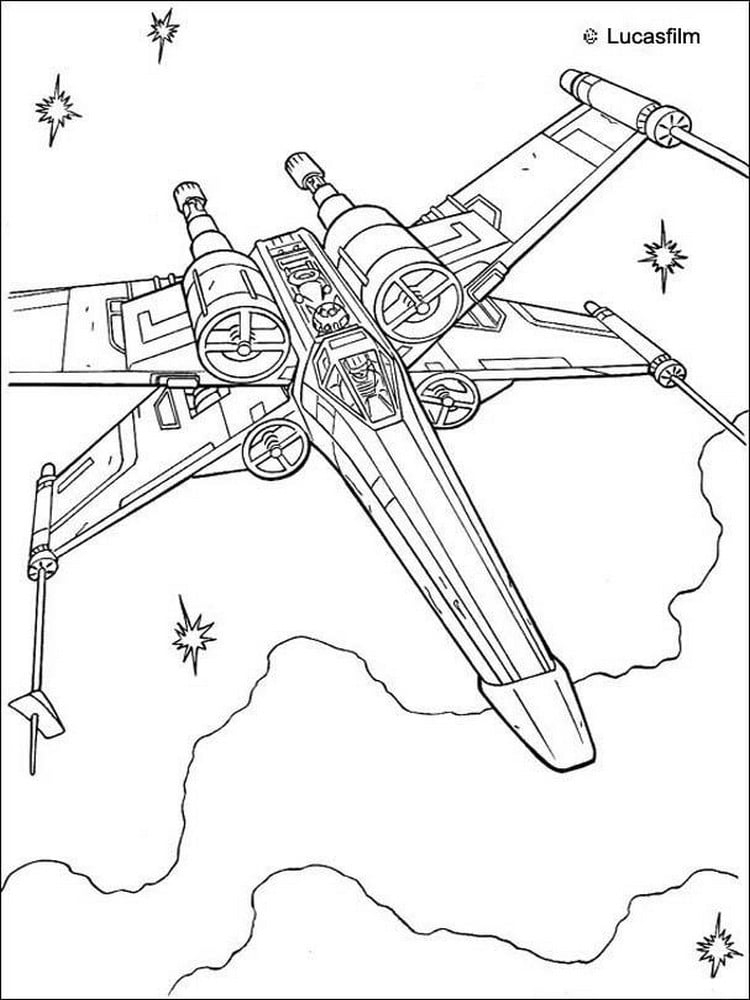 Coloriage Star Wars : 40 Dessins À Imprimer destiné Coloriage Star Wars À Imprimer 