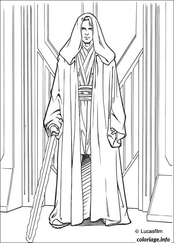 Coloriage Star Wars Anakin Skywalker Dessin Star Wars À à Coloriage Star Wars À Imprimer 