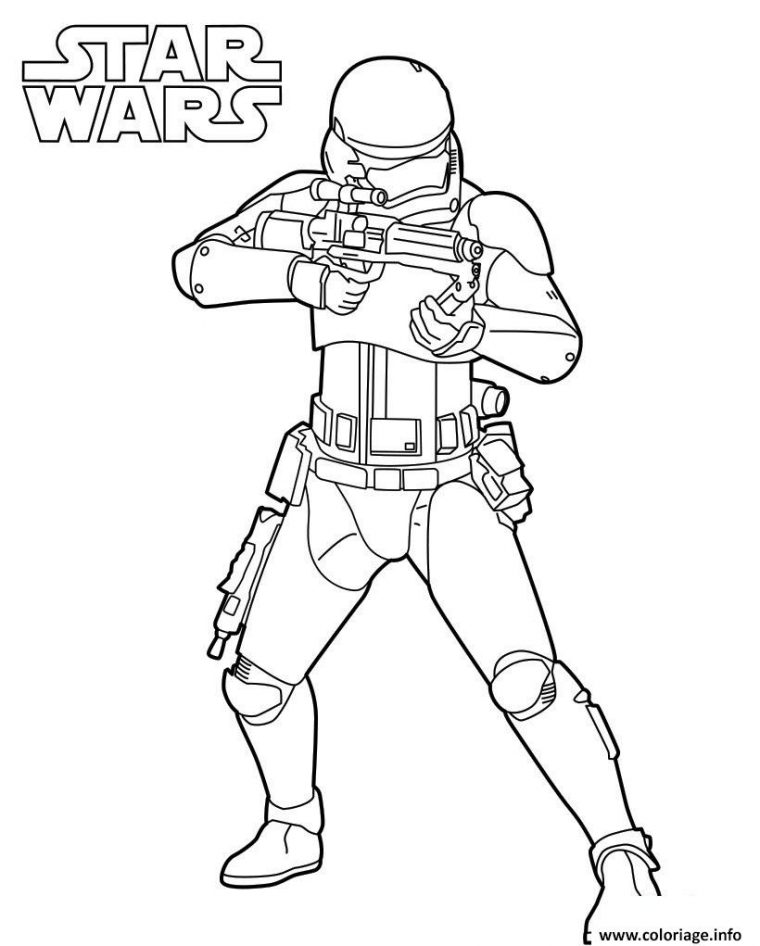 Coloriage Strormtrooper Star Wars 7 Dessin Star Wars À tout Dessin À Imprimer De Star Wars