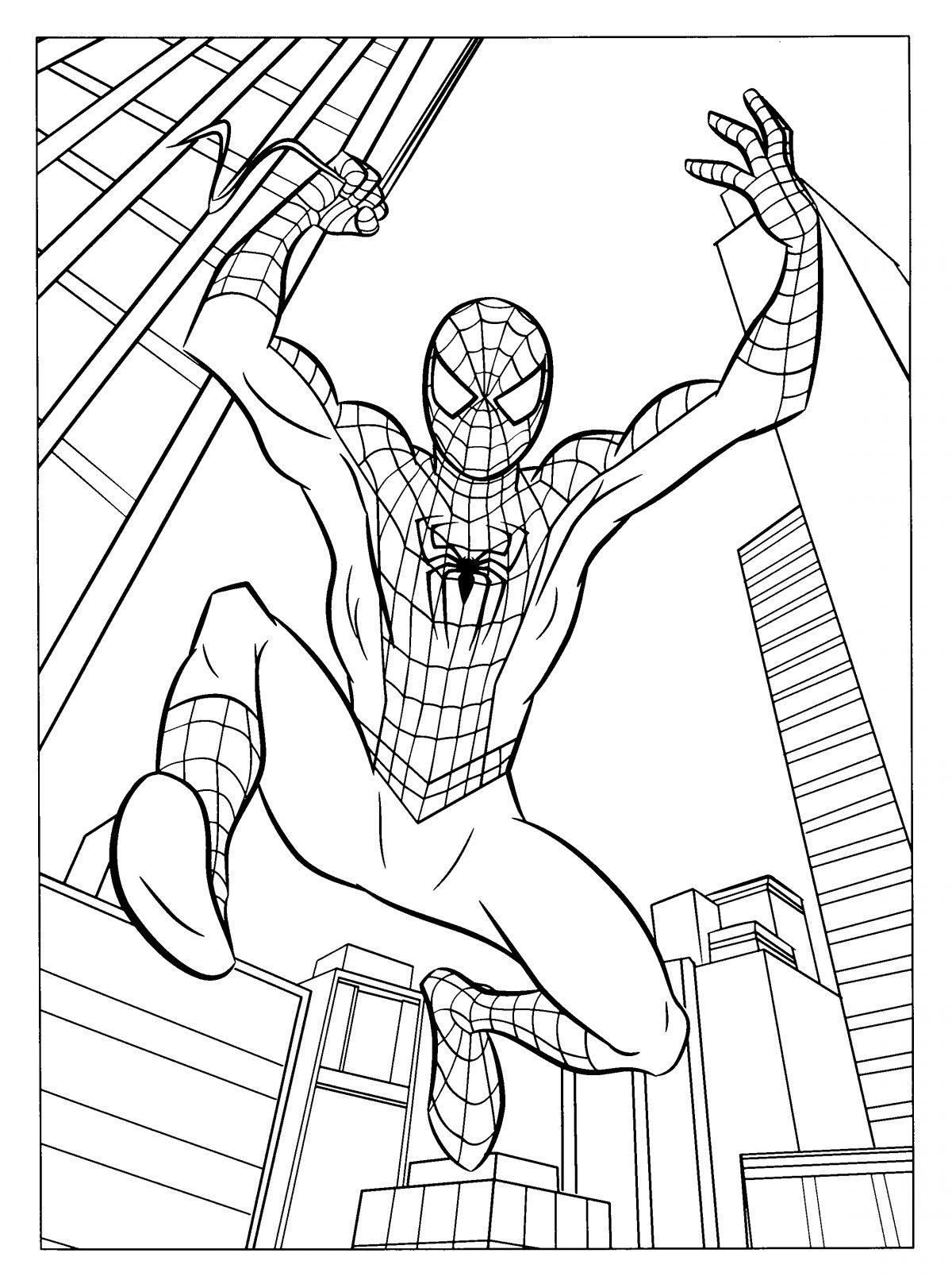 Coloriage Super Héros Marvel #80061 (Super-Héros) - Album pour Coloriage De Super Heros