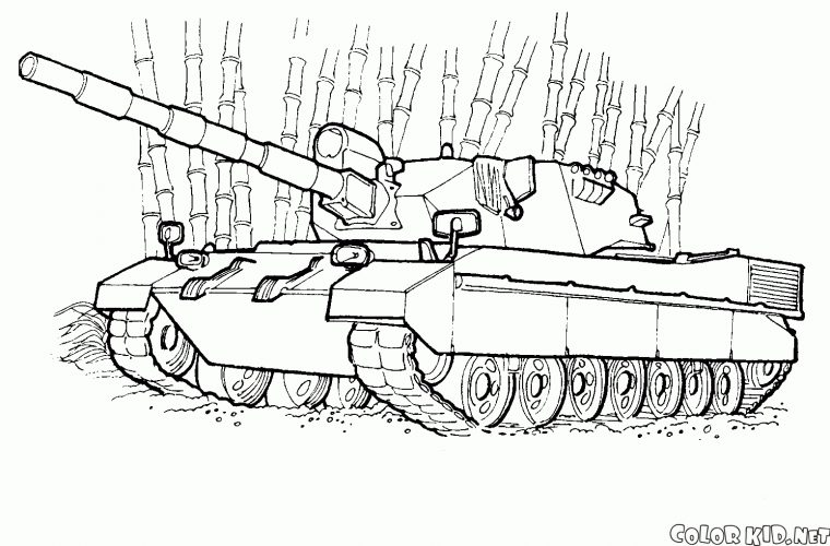 Coloriage Tank #138081 (Transport) – Album De Coloriages encequiconcerne Coloriage Tank