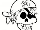 Coloriage Tete De Mort Pirate Dessin Pirate À Imprimer intérieur Coloriage Tete