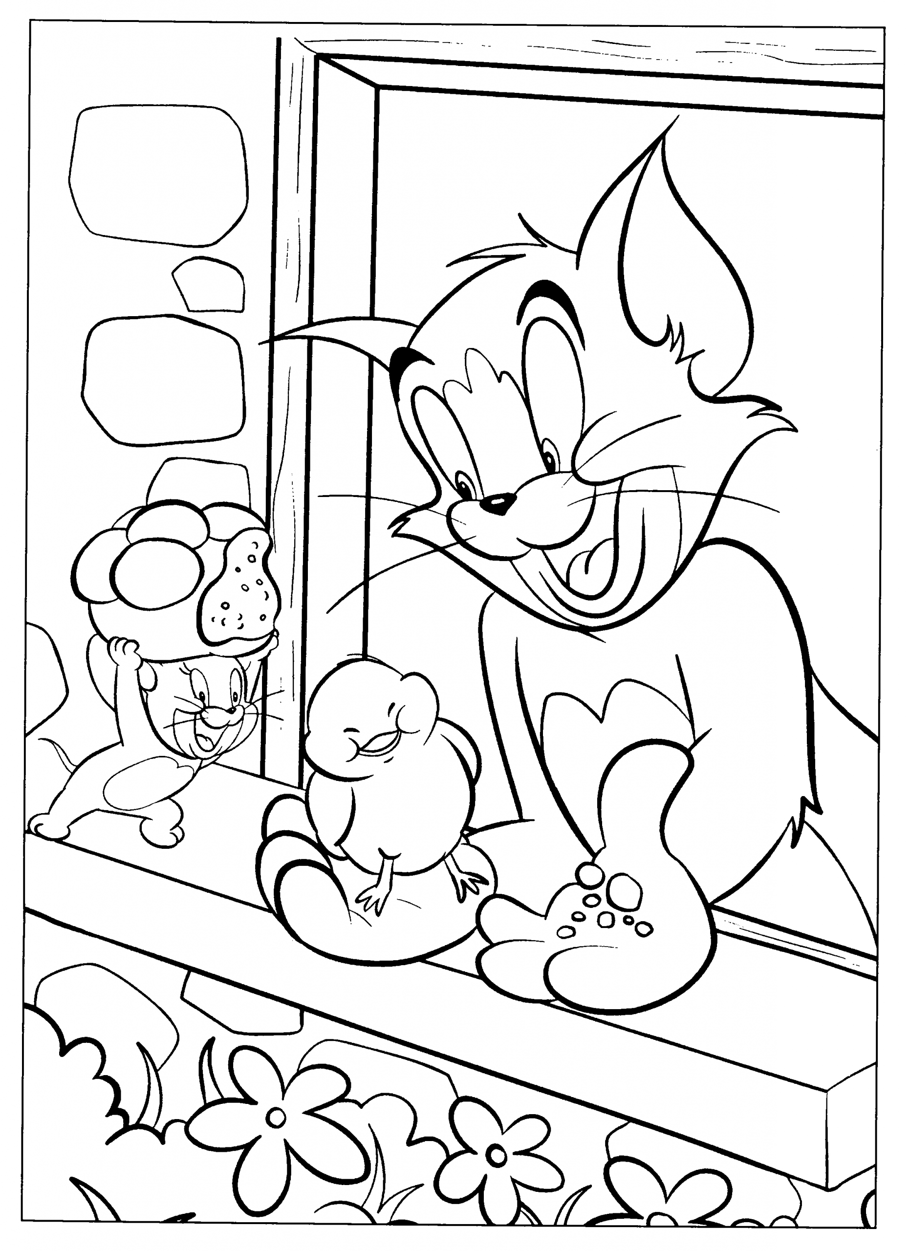 Coloriage Tom Et Jerry #24248 (Dessins Animés) - Album De concernant Dessin De Tom Et Jerry 