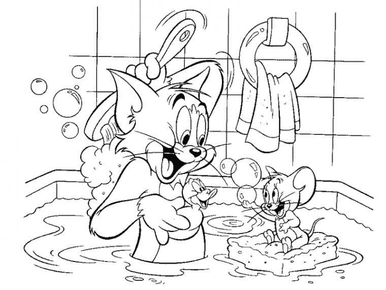 Coloriage Tom Et Jerry #24269 (Dessins Animés) – Album De avec Tom Et Jerry Coloriage