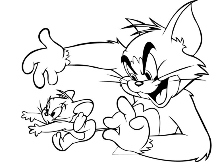 Coloriage Tom Et Jerry #24369 (Dessins Animés) – Album De pour Tom Et Jerry Coloriage