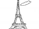 Coloriage Tour Eiffel À Imprimer destiné Coloriage Tour Eiffel