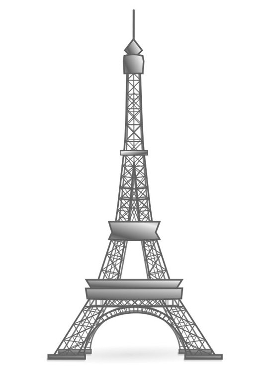 Coloriage Tour Eiffel - France - Coloriages Gratuits À à Coloriage Tour Eiffel 