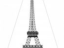 Coloriage Tour Eiffel Gratuit À Imprimer  Adf intérieur Tour Eiffel Dessin