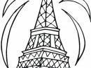 Coloriage Tour Eiffel Gratuit À Imprimer concernant Tour Eiffel À Dessiner