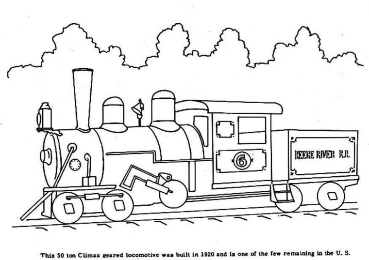 Coloriage Train À Vapeur – Coloriages Gratuits À Imprimer avec Train Coloriage