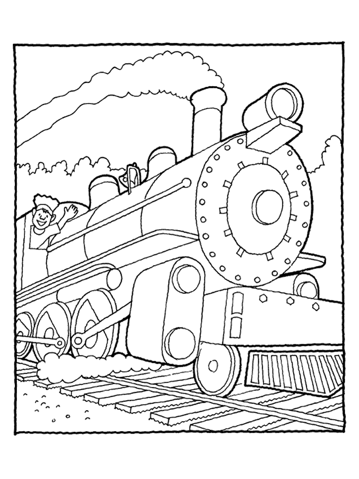 Coloriage Train  Locomotive #135063 (Transport) - Album tout Train Coloriage 