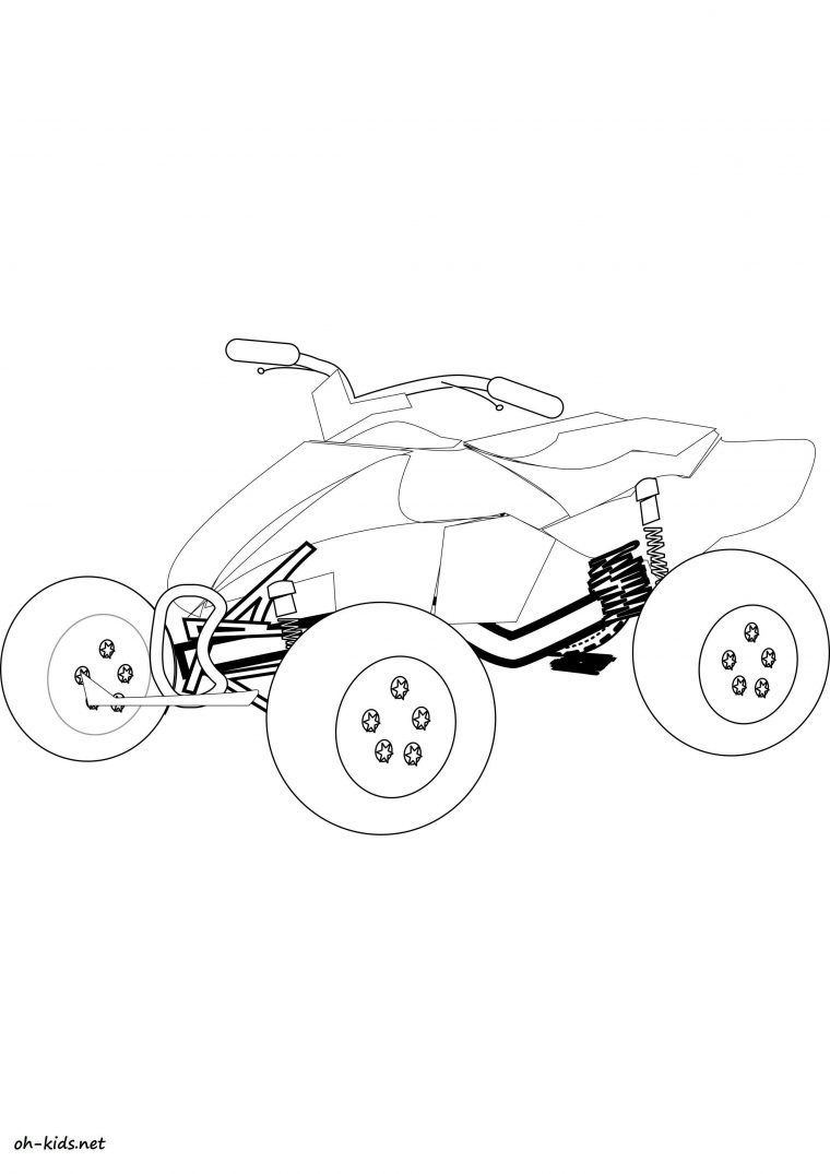 Coloriage Transport – Page 10 Of 47 – Oh Kids Fr intérieur Coloriage De Quad