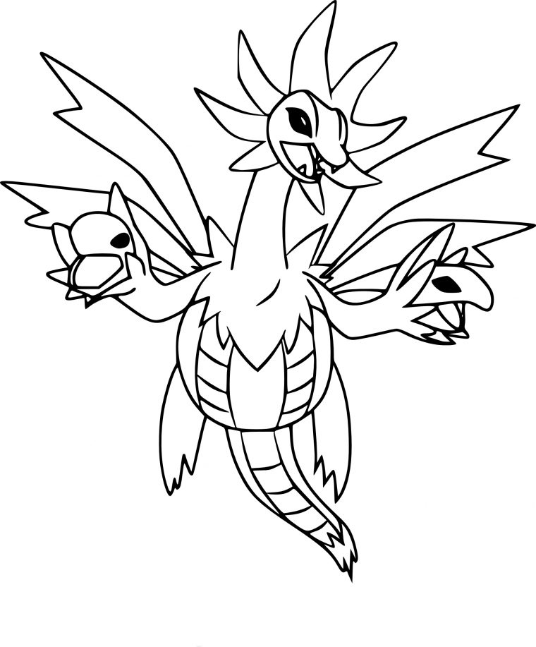 Coloriage Trioxhydre Pokemon À Imprimer destiné Dessin À Colorier Pokemon