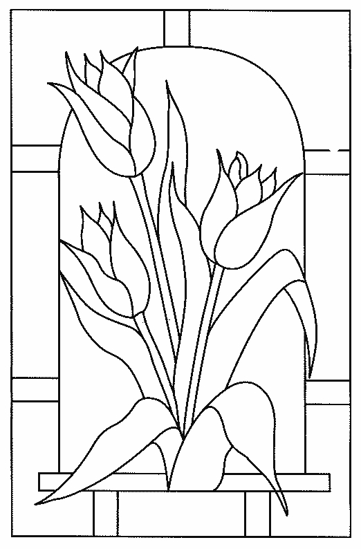 Coloriage Tulipe #161685 (Nature) - Album De Coloriages à Coloriage Tulipe 