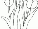 Coloriage Tulipe 21 - Coloriage En Ligne Gratuit Pour Enfant encequiconcerne Tulipe Dessin