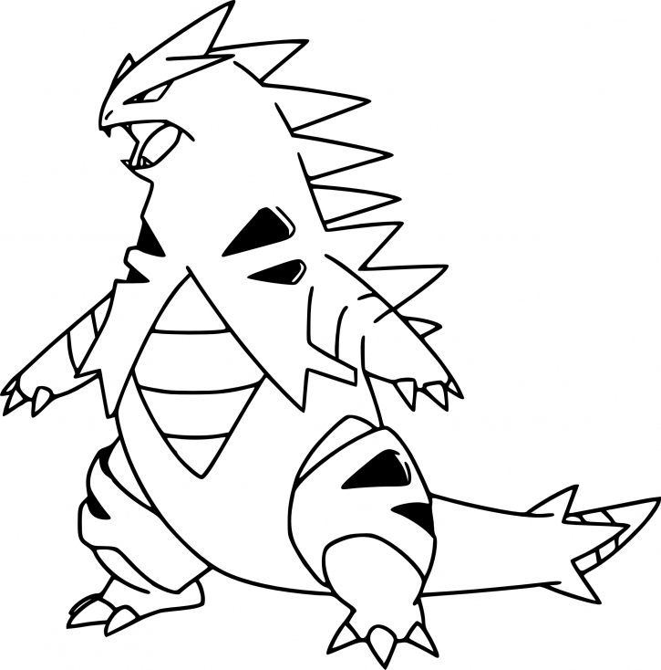 Coloriage Tyranocif Pokemon À Imprimer encequiconcerne Image Pokemon À Imprimer En Couleur 