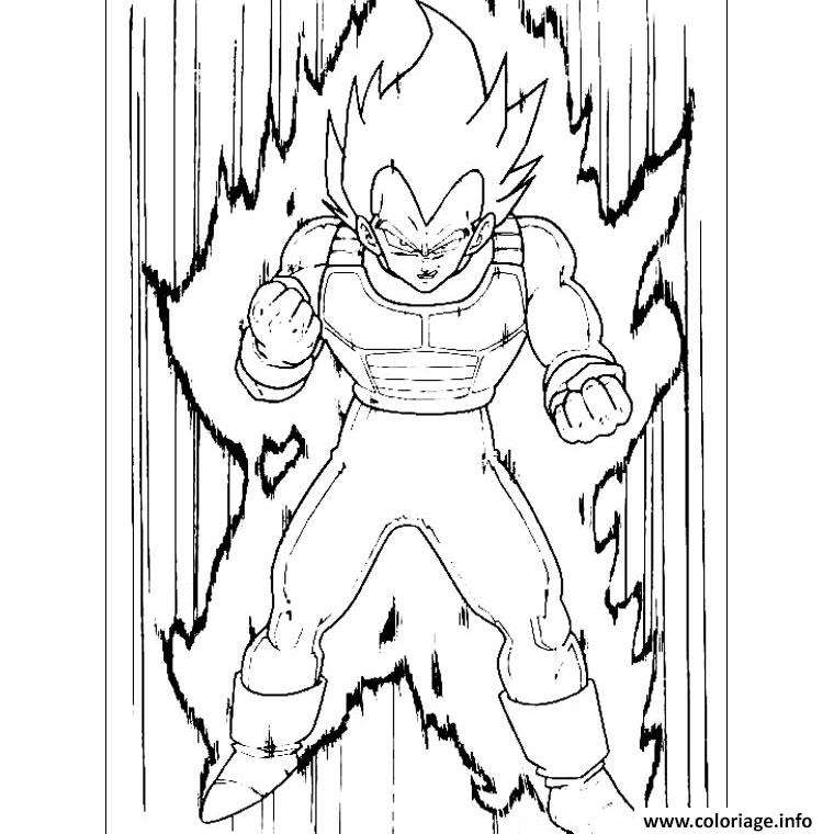 Coloriage Vegeta Dragon Ball Z 193 Dessin Dragon Ball Z À intérieur Dessin De Dragon Ball Z À Imprimer 