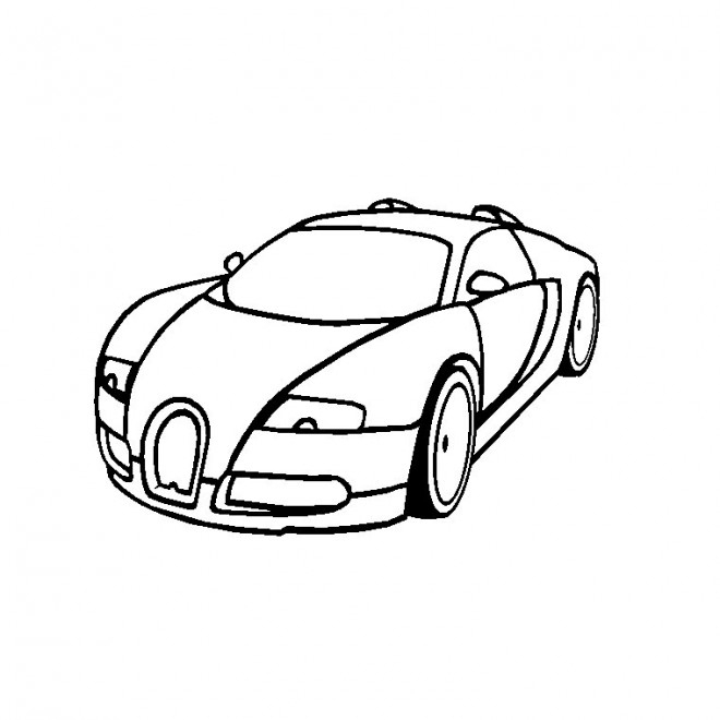 Coloriage Voiture Bugatti Veyron Dessin Gratuit À Imprimer dedans Coloriage De Voiture De Sport A Imprimer Gratuit 