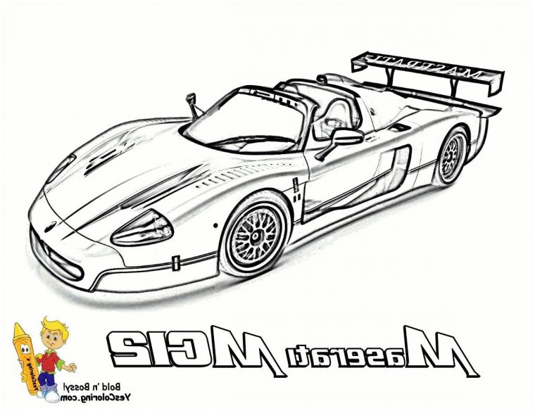 Coloriage Voiture De Course – Coatmeur à Dessin Voiture De Course